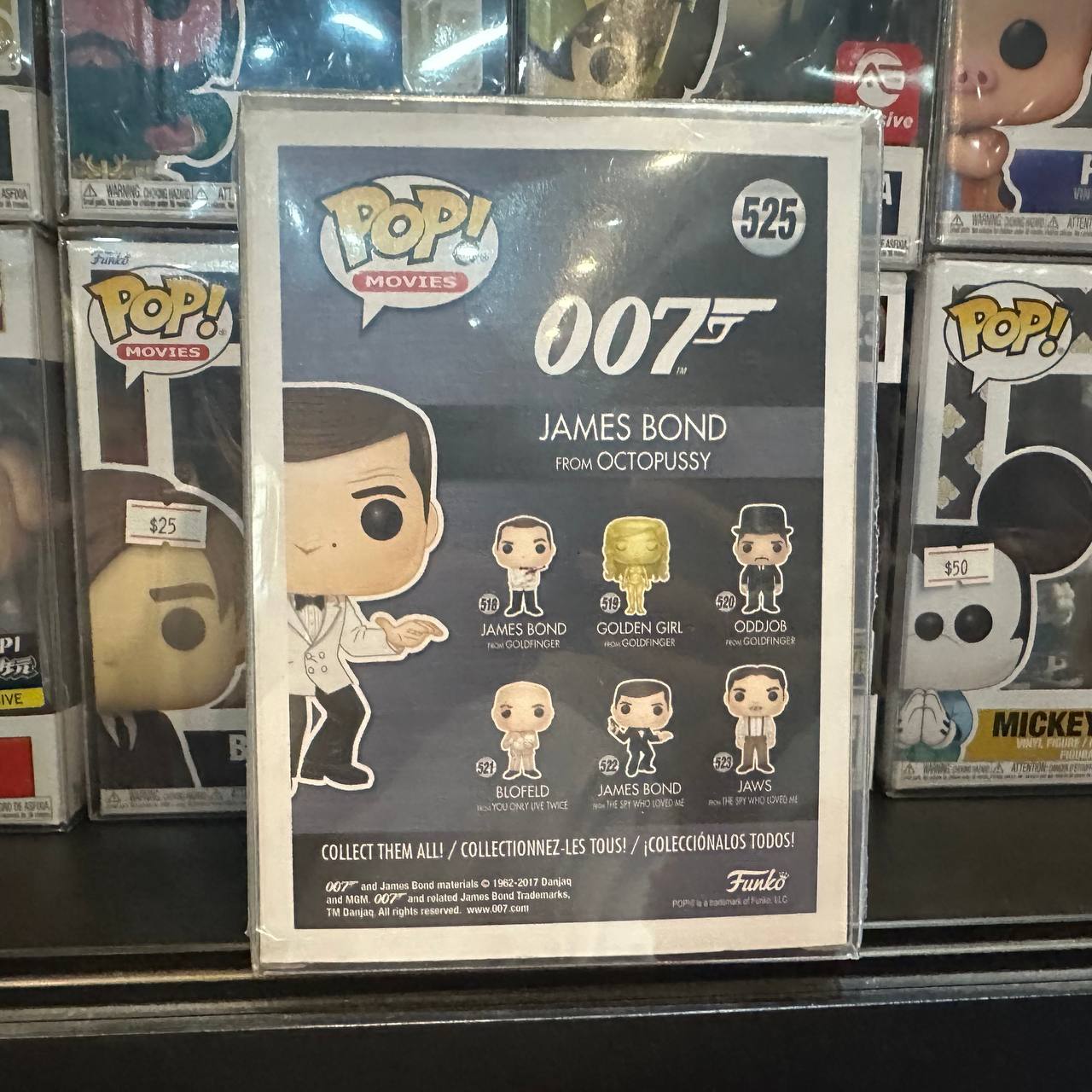 Funko Pop James Bond Roger Moore Vinyl Figure